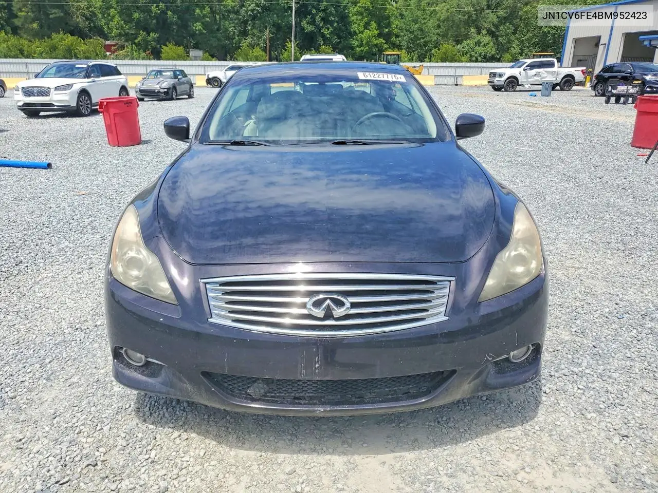 2011 Infiniti G37 Convertible Base VIN: JN1CV6FE4BM952423 Lot: 61227776