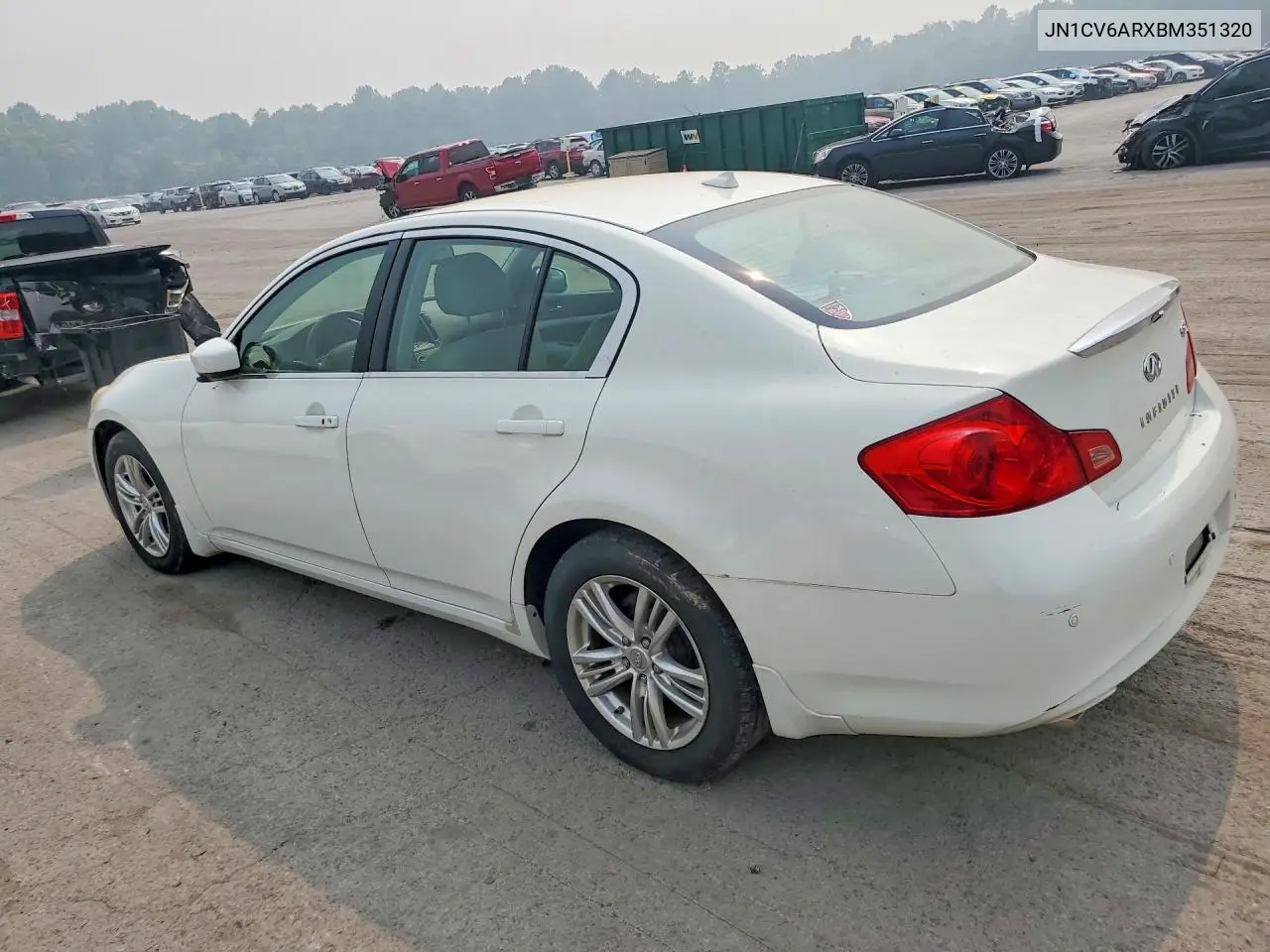 2011 Infiniti G37 Sedan X VIN: JN1CV6ARXBM351320 Lot: 61474746