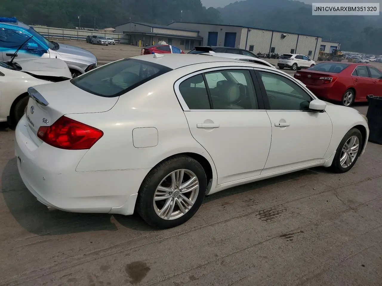 2011 Infiniti G37 Sedan X VIN: JN1CV6ARXBM351320 Lot: 61474746