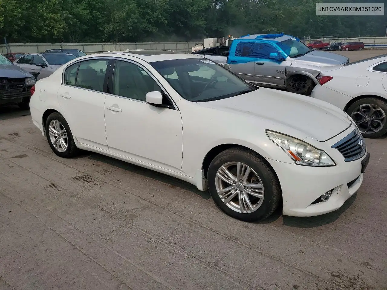 2011 Infiniti G37 Sedan X VIN: JN1CV6ARXBM351320 Lot: 61474746