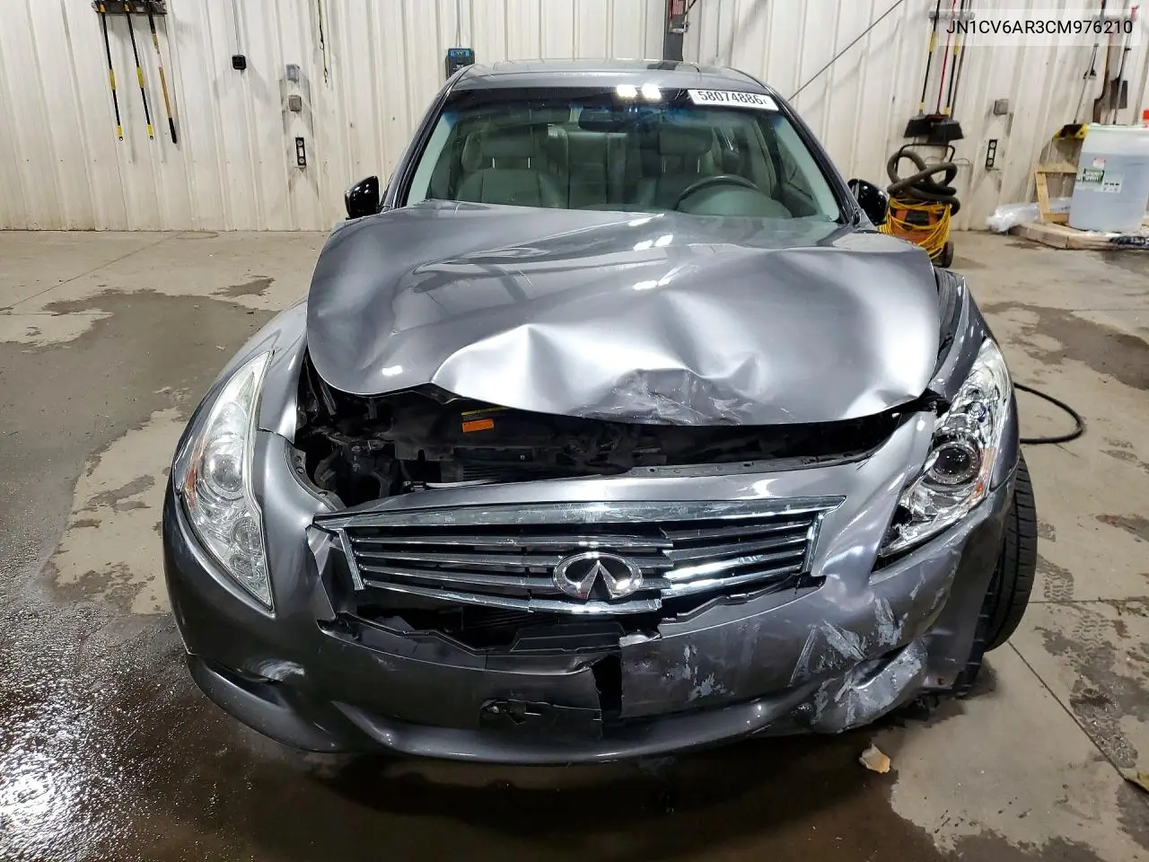 2012 Infiniti G37 Sedan X VIN: JN1CV6AR3CM976210 Lot: 58074886