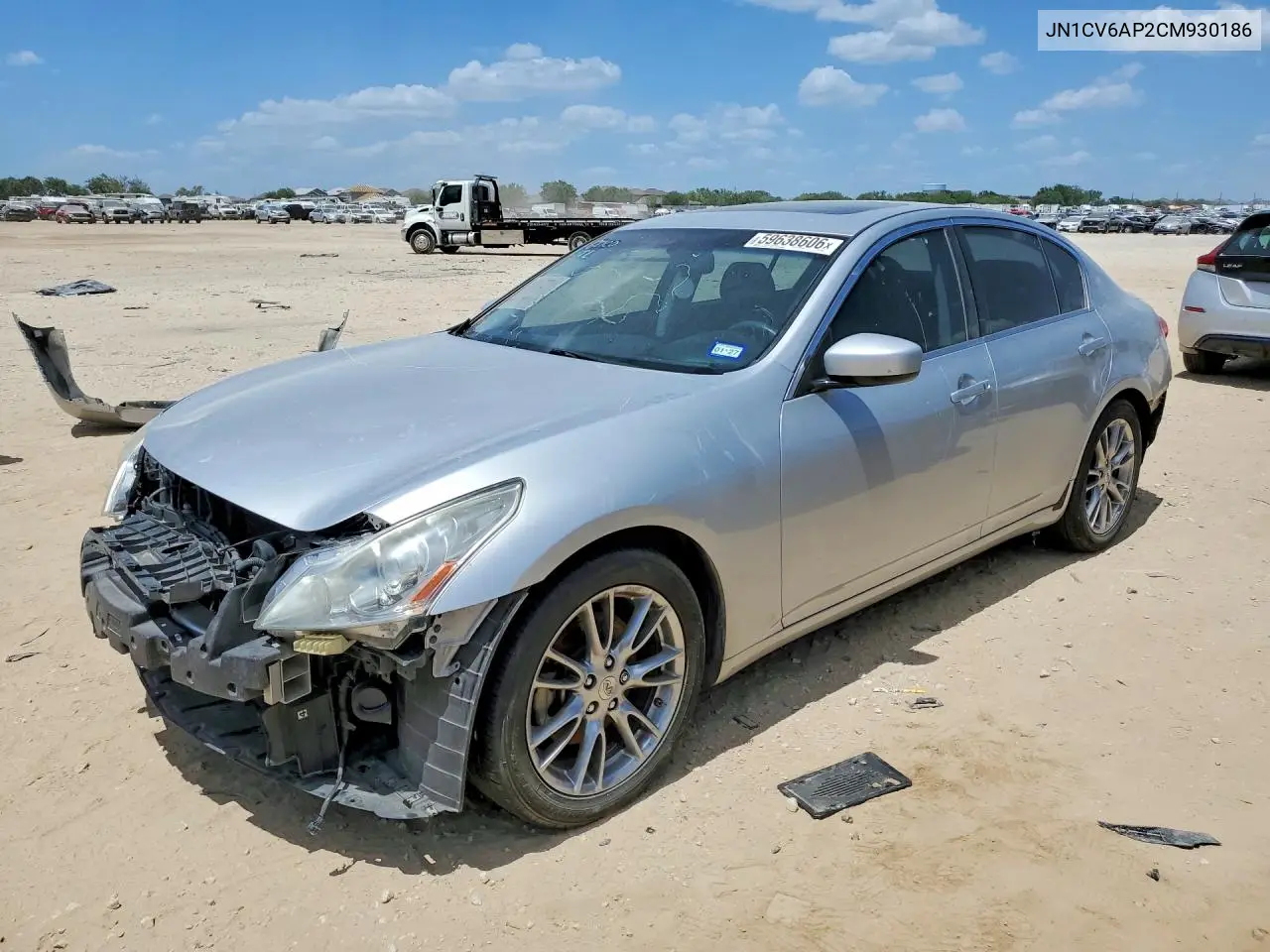 2012 Infiniti G37 Sedan Journey VIN: JN1CV6AP2CM930186 Lot: 59638606