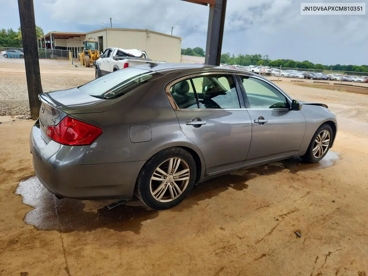 2012 Infiniti G25 Sedan Base VIN: JN1DV6APXCM810351 Lot: 60132166