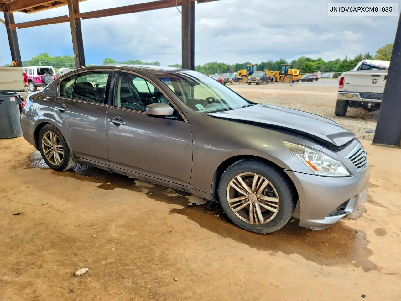 2012 Infiniti G25 Sedan Base VIN: JN1DV6APXCM810351 Lot: 60132166