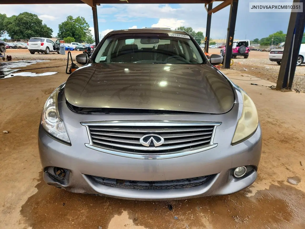 2012 Infiniti G25 Sedan Base VIN: JN1DV6APXCM810351 Lot: 60132166