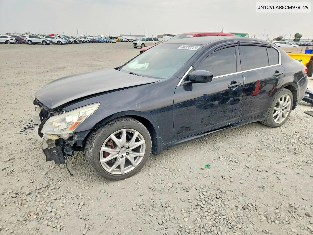 2012 Infiniti G37 Sedan X VIN: JN1CV6AR8CM978129 Lot: 60330316