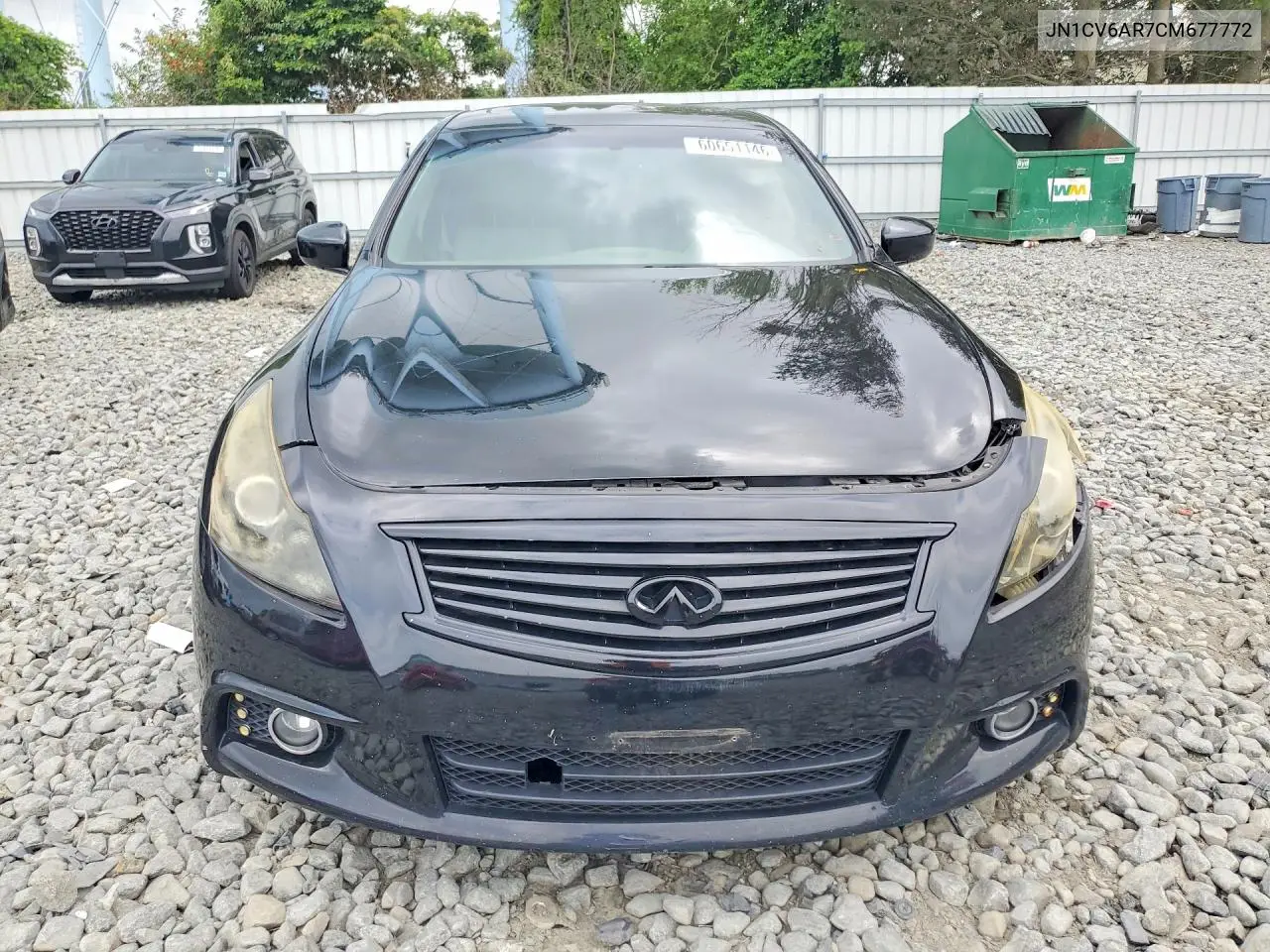 2012 Infiniti G37 Sedan X VIN: JN1CV6AR7CM677772 Lot: 60651146