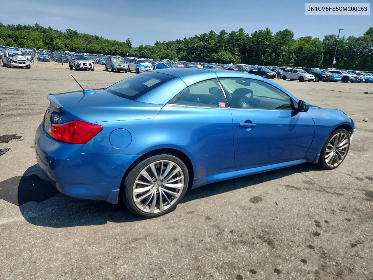 2012 Infiniti G37 Convertible Base VIN: JN1CV6FE5CM200263 Lot: 60749486