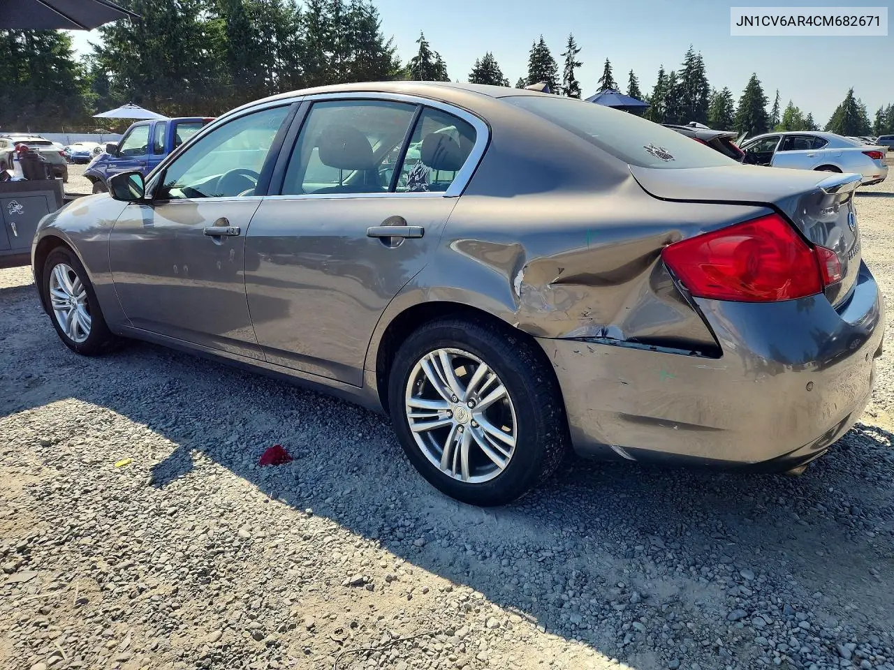 2012 Infiniti G37 Sedan X VIN: JN1CV6AR4CM682671 Lot: 60791776