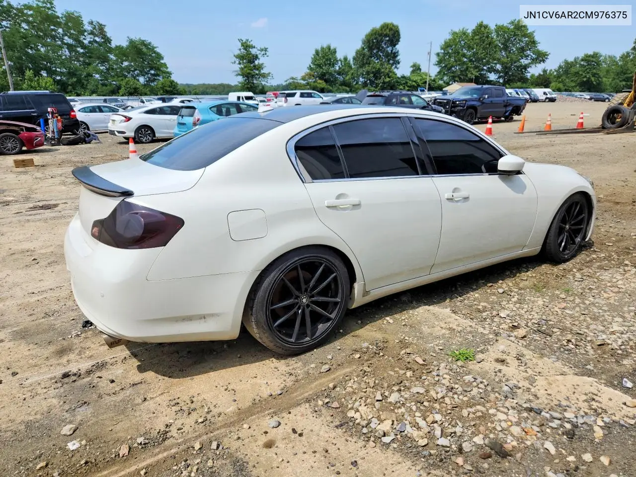 2012 Infiniti G37 VIN: JN1CV6AR2CM976375 Lot: 61090686