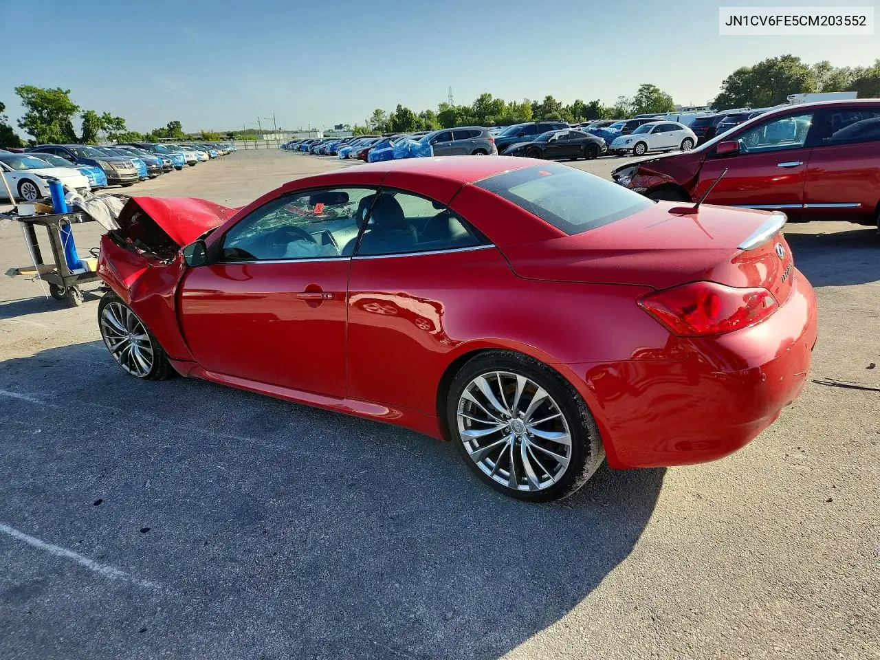 2012 Infiniti G37 Convertible Base VIN: JN1CV6FE5CM203552 Lot: 61430856