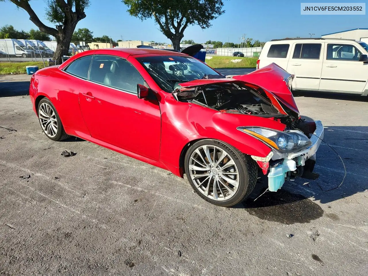 2012 Infiniti G37 Convertible Base VIN: JN1CV6FE5CM203552 Lot: 61430856