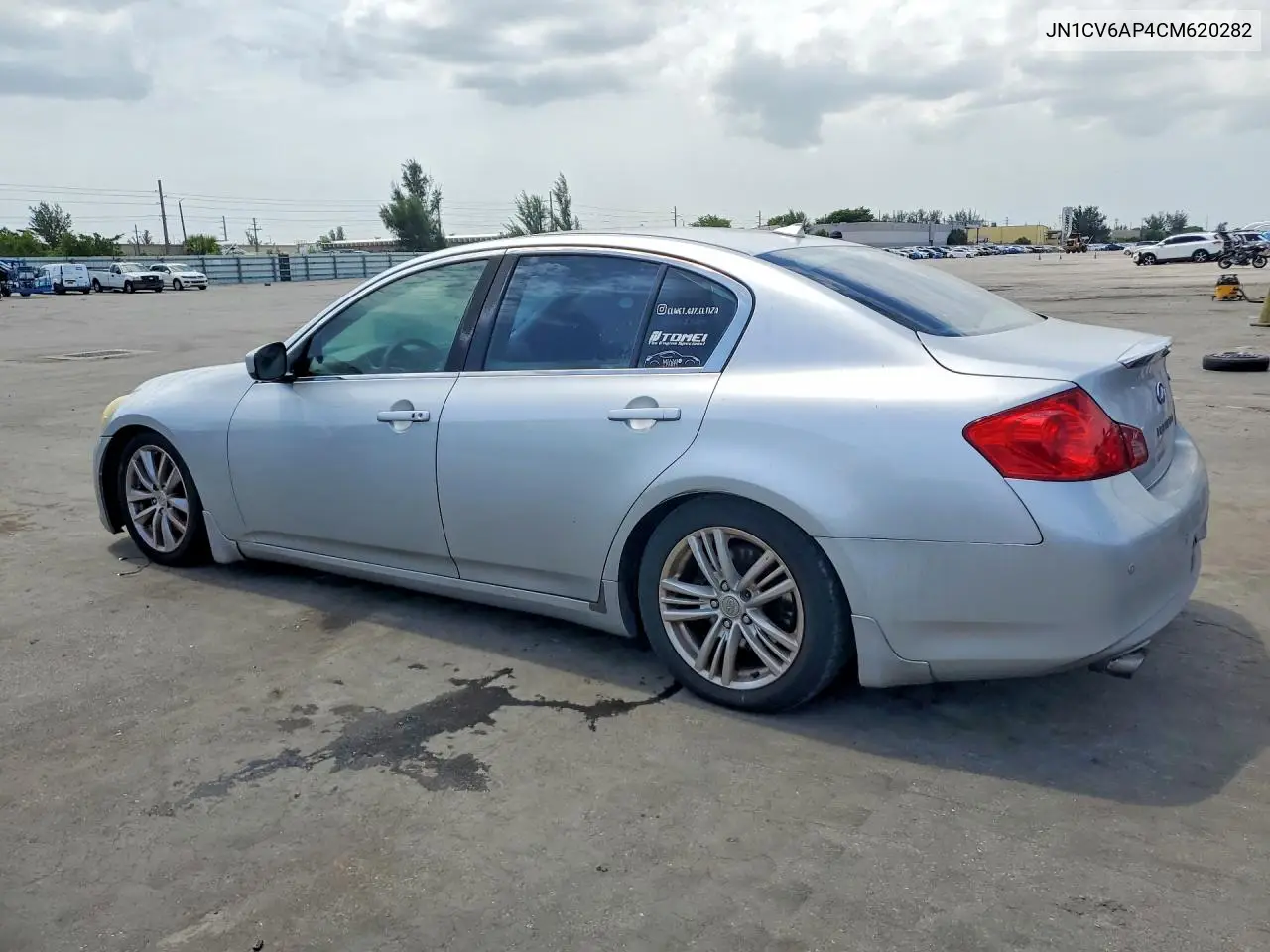 2012 Infiniti G37 Sedan Journey VIN: JN1CV6AP4CM620282 Lot: 61540686