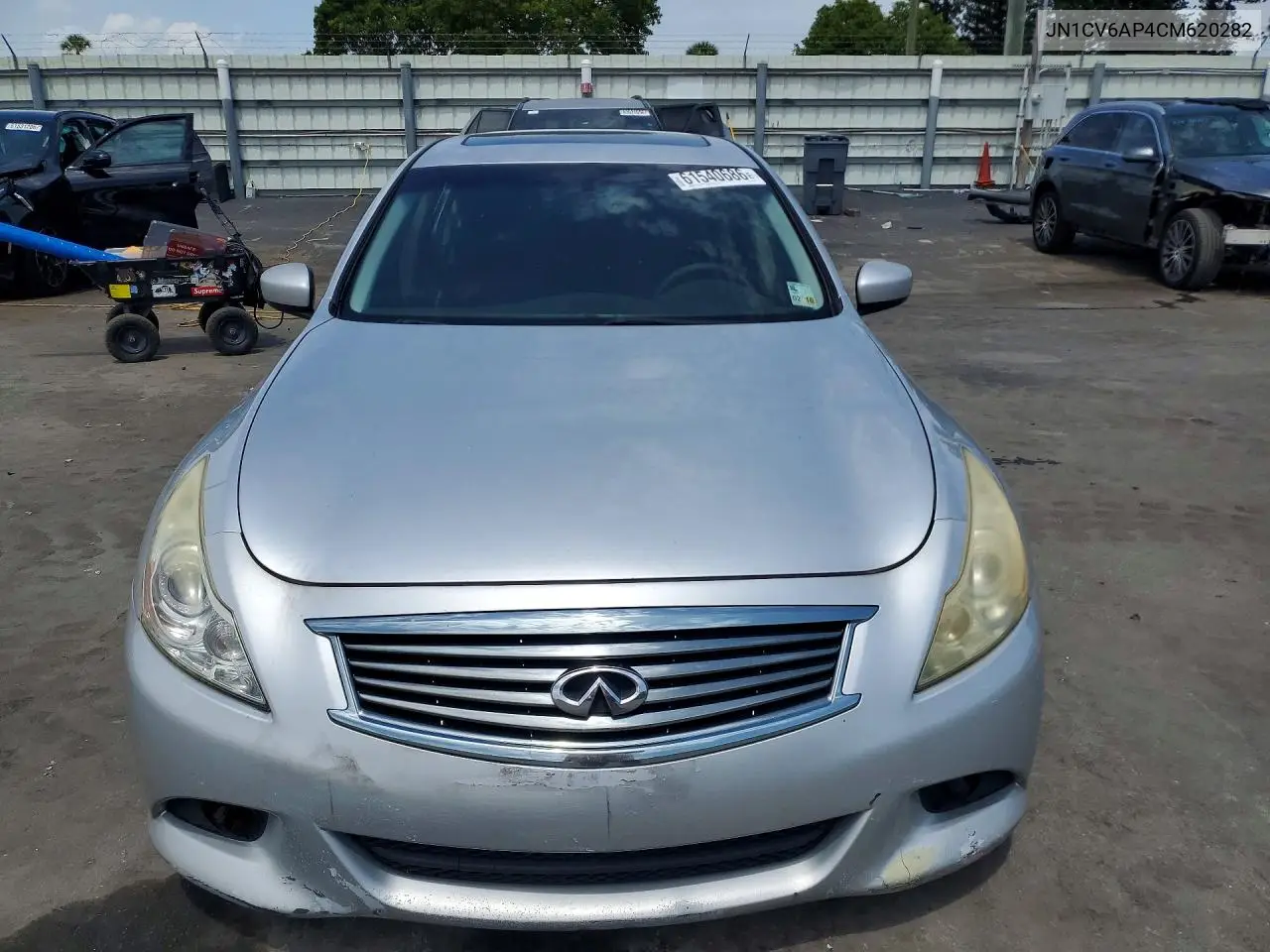 2012 Infiniti G37 Sedan Journey VIN: JN1CV6AP4CM620282 Lot: 61540686