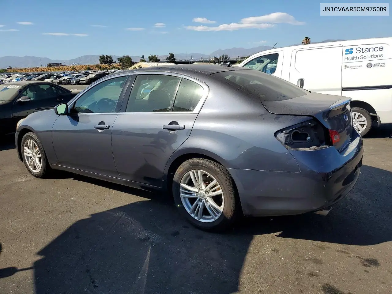2012 Infiniti G37 Sedan X VIN: JN1CV6AR5CM975009 Lot: 61746966