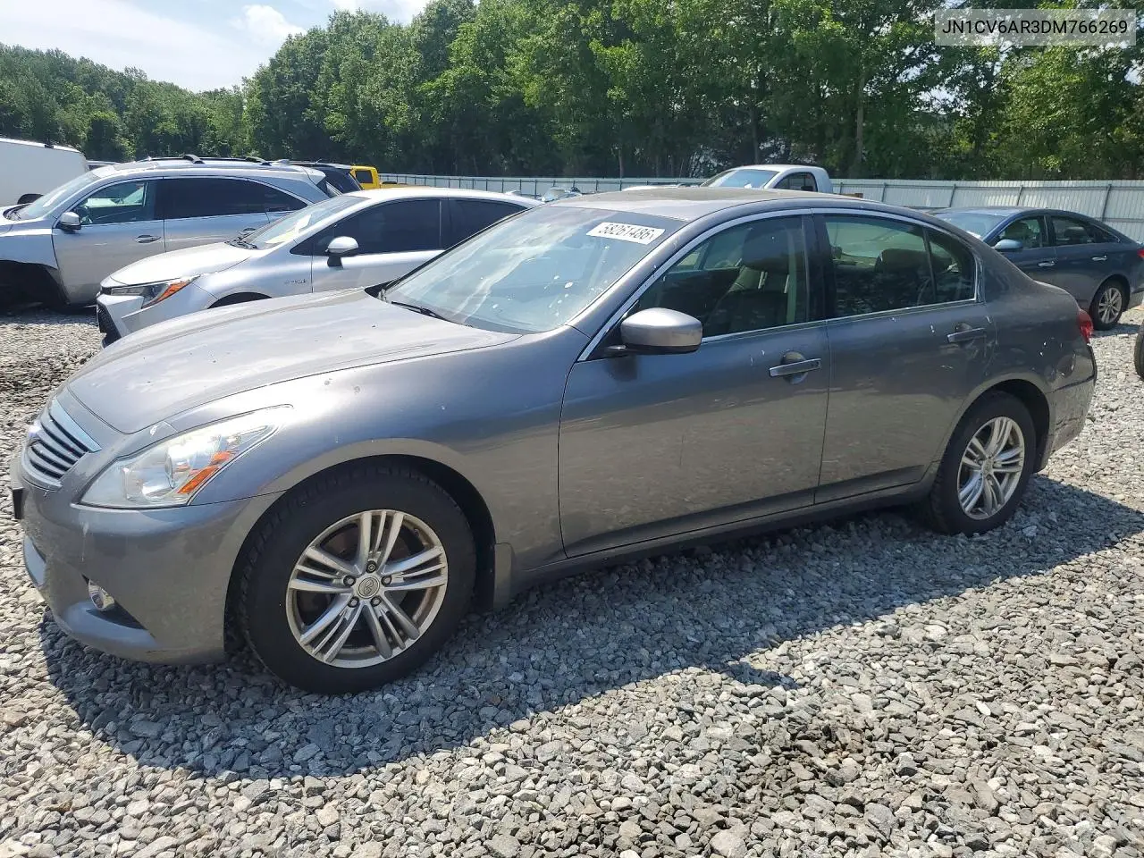 2013 Infiniti G37 Sedan X VIN: JN1CV6AR3DM766269 Lot: 58261486