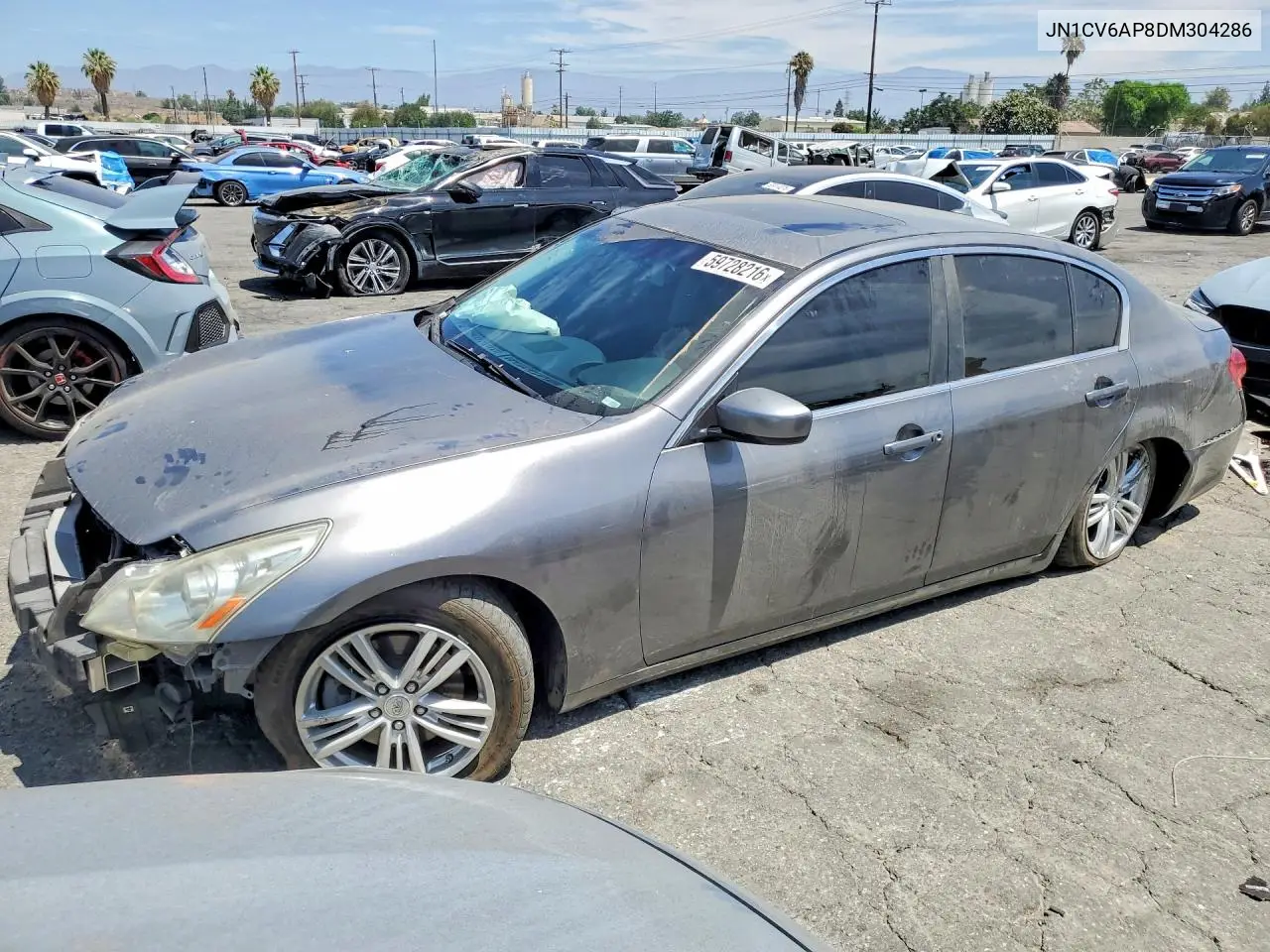 2013 Infiniti G37 Sedan Journey VIN: JN1CV6AP8DM304286 Lot: 59728216