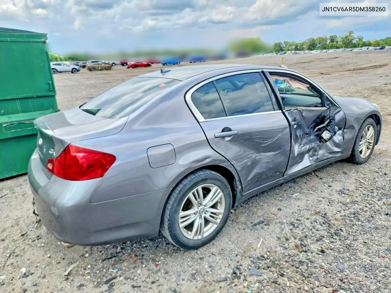 2013 Infiniti G37 Sedan X VIN: JN1CV6AR5DM358260 Lot: 60162476