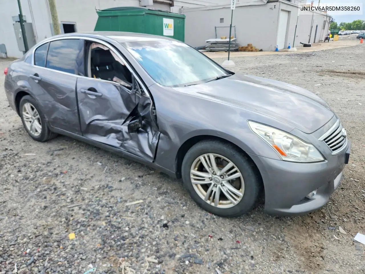 2013 Infiniti G37 Sedan X VIN: JN1CV6AR5DM358260 Lot: 60162476