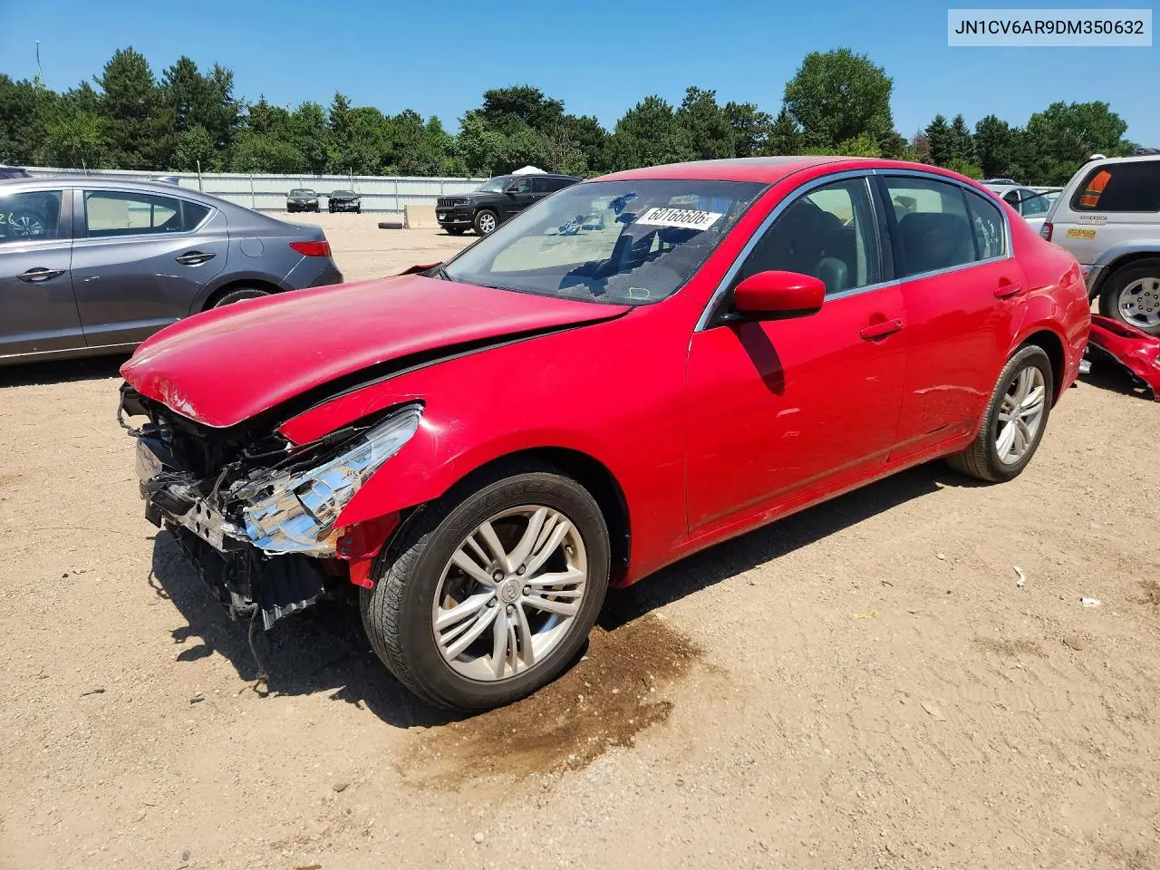2013 Infiniti G37 Sedan X VIN: JN1CV6AR9DM350632 Lot: 60166606