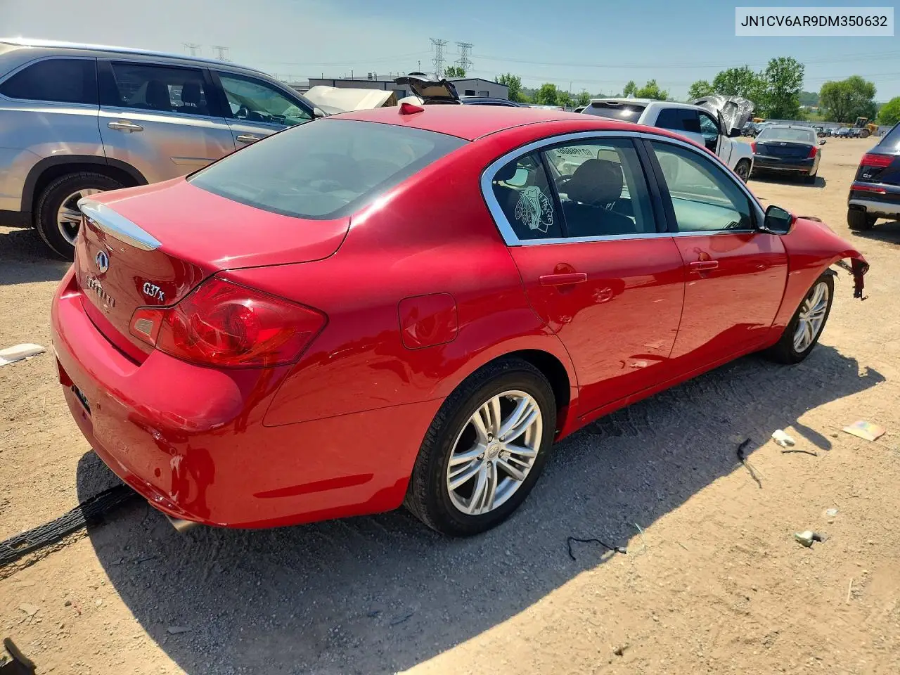2013 Infiniti G37 Sedan X VIN: JN1CV6AR9DM350632 Lot: 60166606