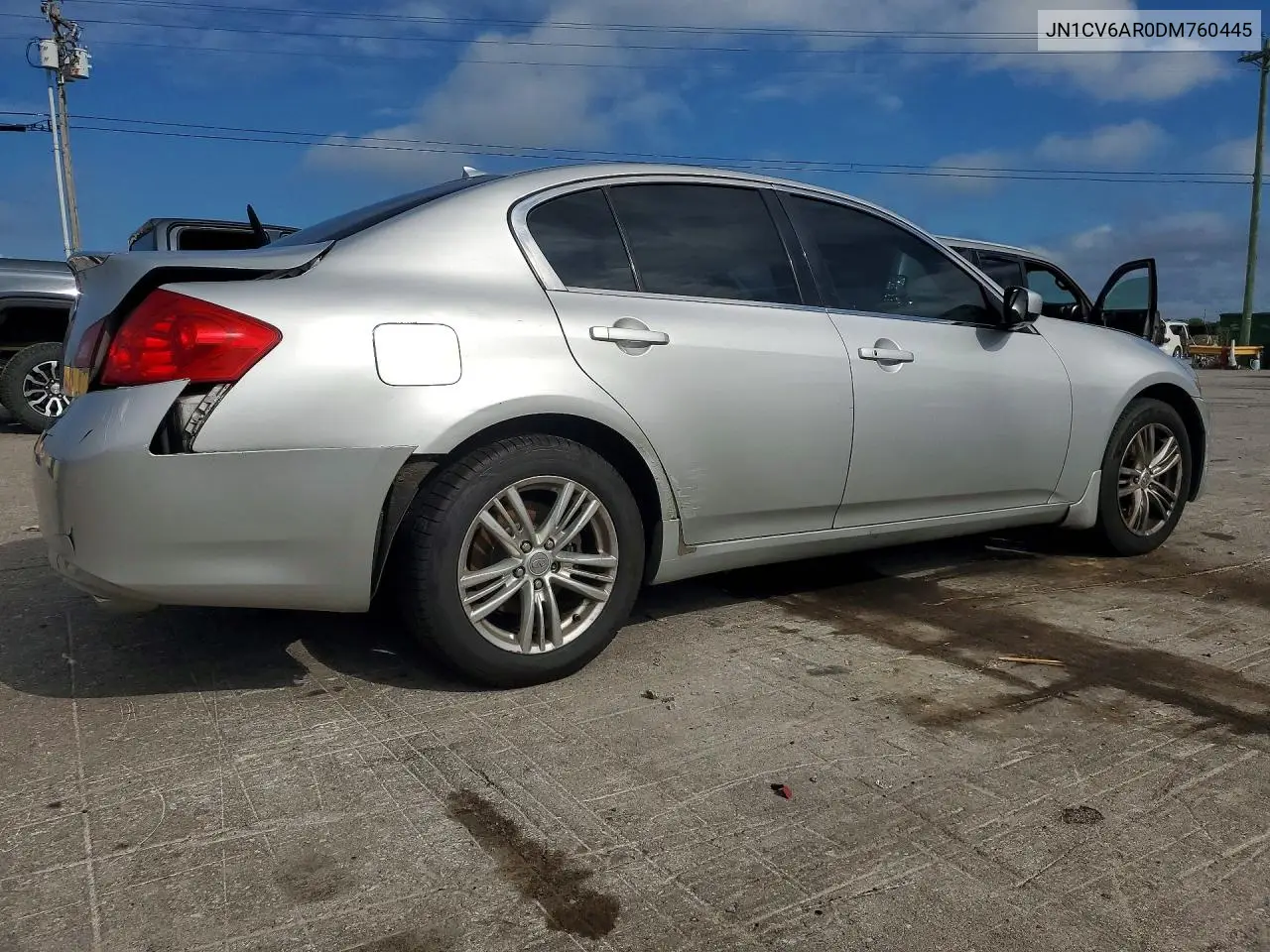 2013 Infiniti G37 Sedan X VIN: JN1CV6AR0DM760445 Lot: 60491896