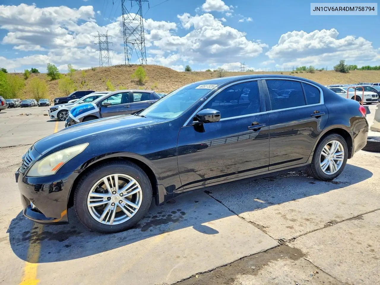 2013 Infiniti G37 Sedan X VIN: JN1CV6AR4DM758794 Lot: 60527326