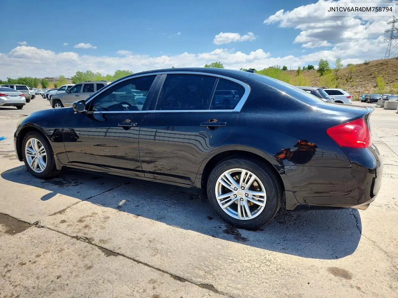 2013 Infiniti G37 Sedan X VIN: JN1CV6AR4DM758794 Lot: 60527326