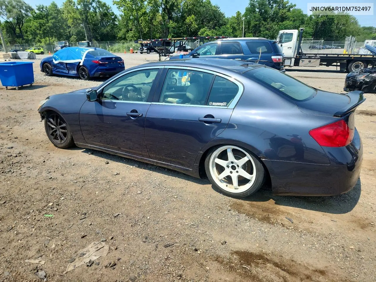 2013 Infiniti G37 Sedan X VIN: JN1CV6AR1DM752497 Lot: 60549266