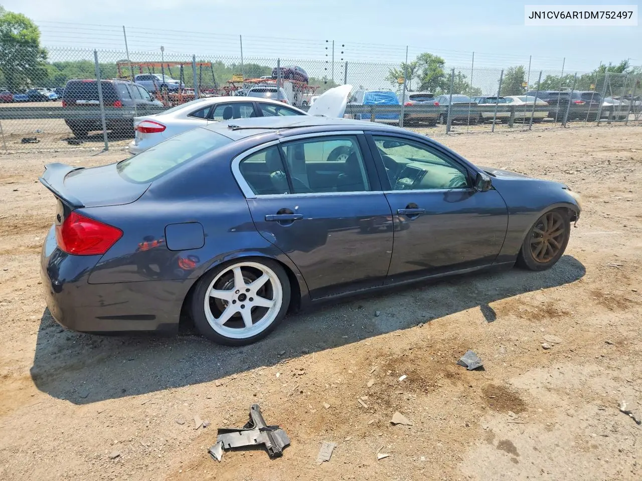 2013 Infiniti G37 Sedan X VIN: JN1CV6AR1DM752497 Lot: 60549266