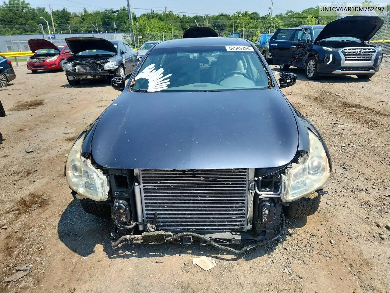 2013 Infiniti G37 Sedan X VIN: JN1CV6AR1DM752497 Lot: 60549266