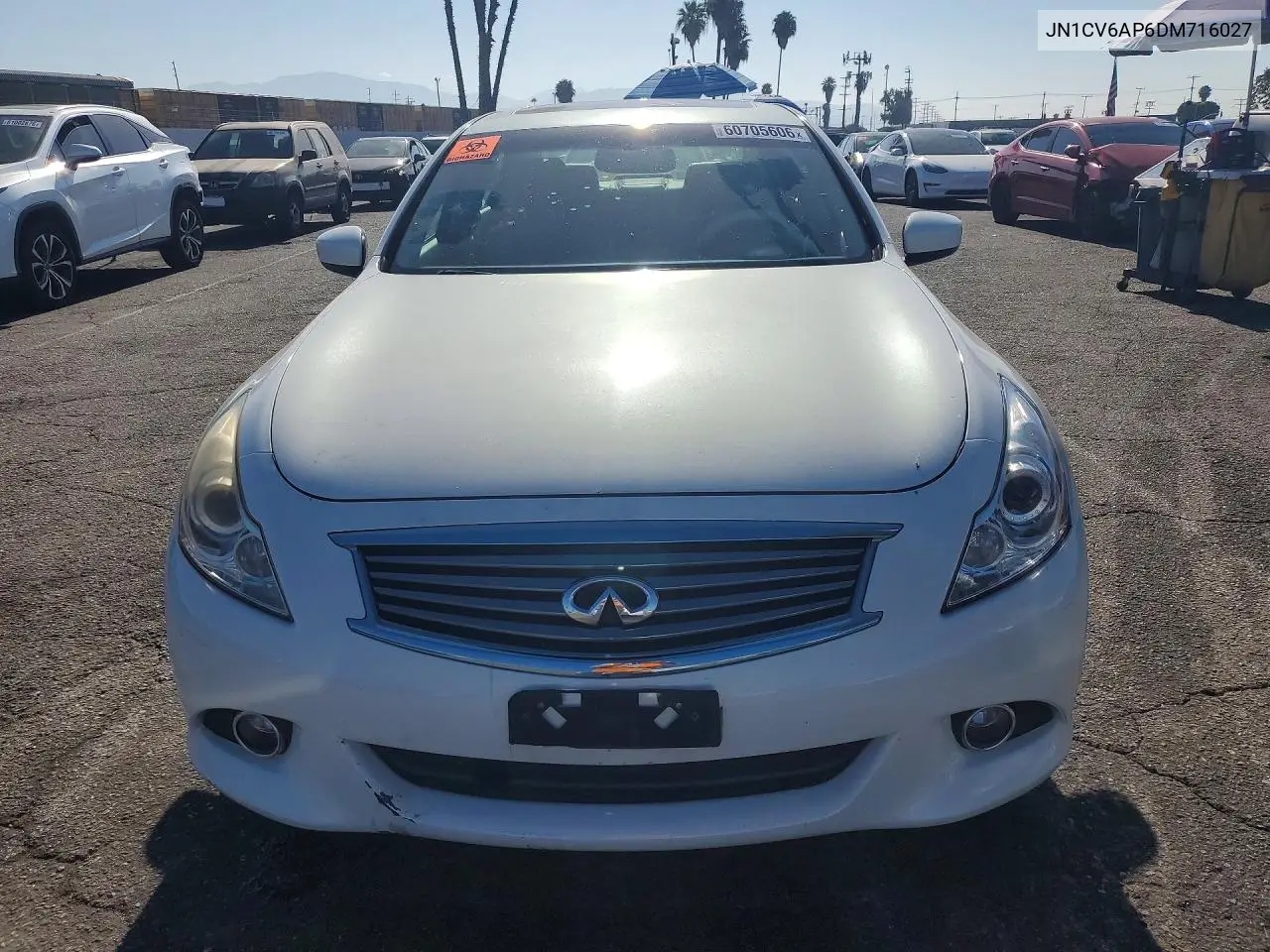 2013 Infiniti G37 Sedan Journey VIN: JN1CV6AP6DM716027 Lot: 60705606