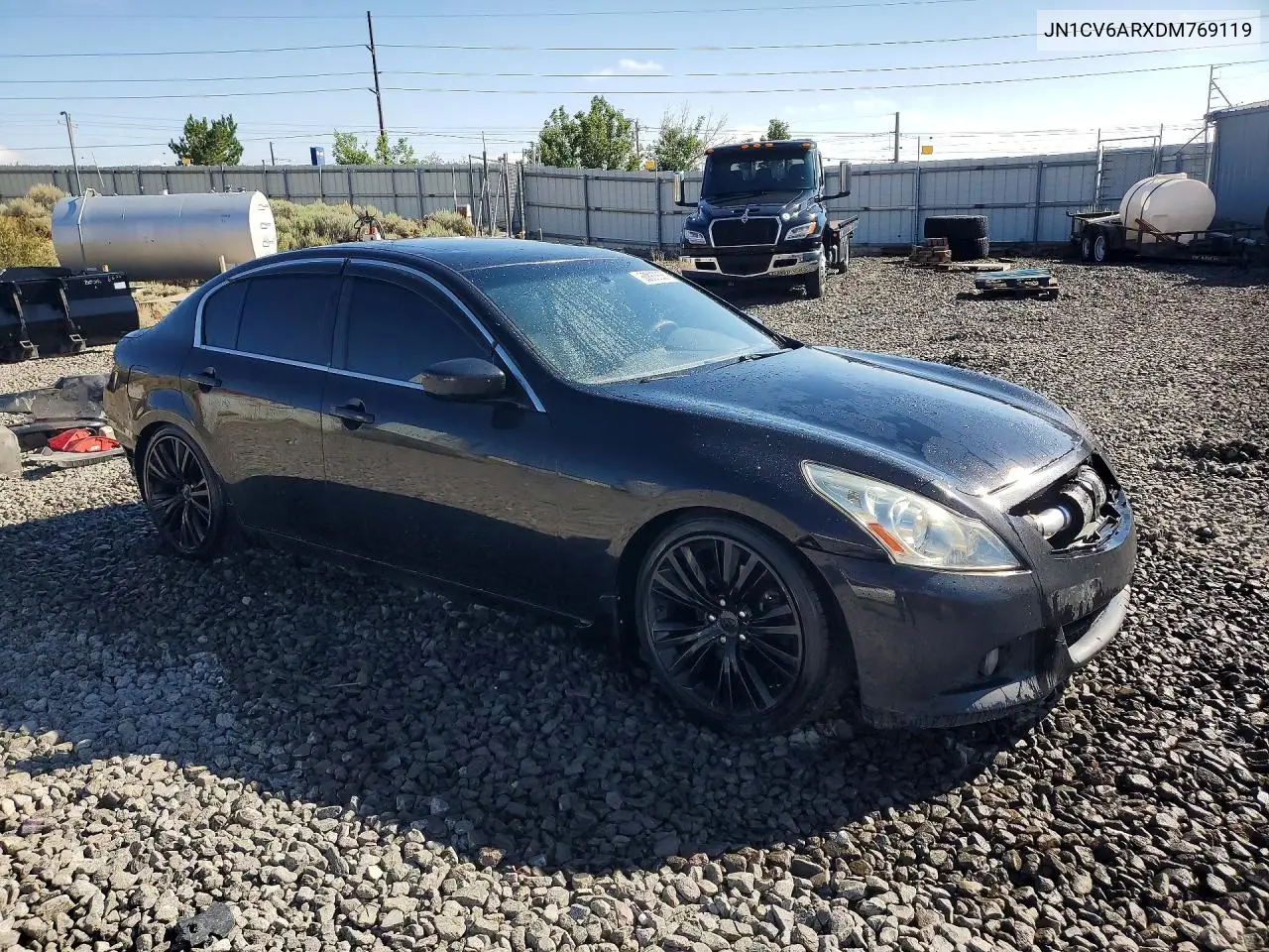 2013 Infiniti G37 Sedan X VIN: JN1CV6ARXDM769119 Lot: 60883856