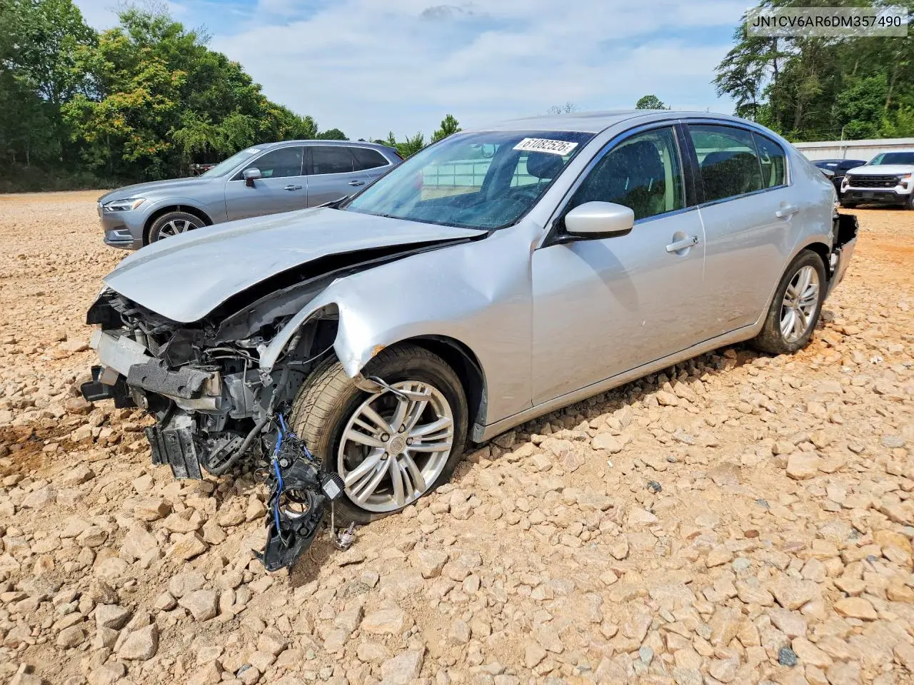 2013 Infiniti G37 Sedan X VIN: JN1CV6AR6DM357490 Lot: 61082526