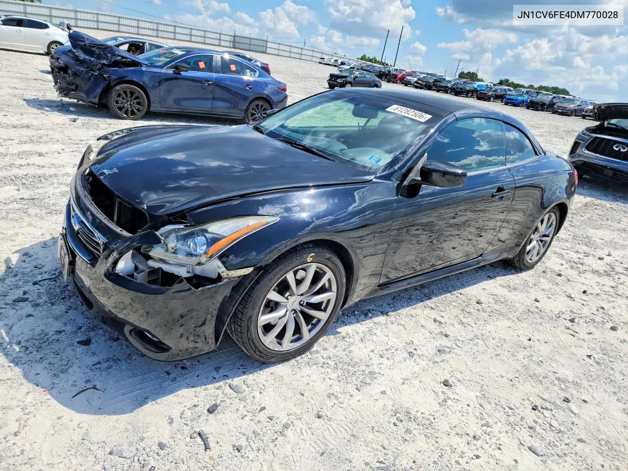 2013 Infiniti G37 Convertible Base VIN: JN1CV6FE4DM770028 Lot: 61282506