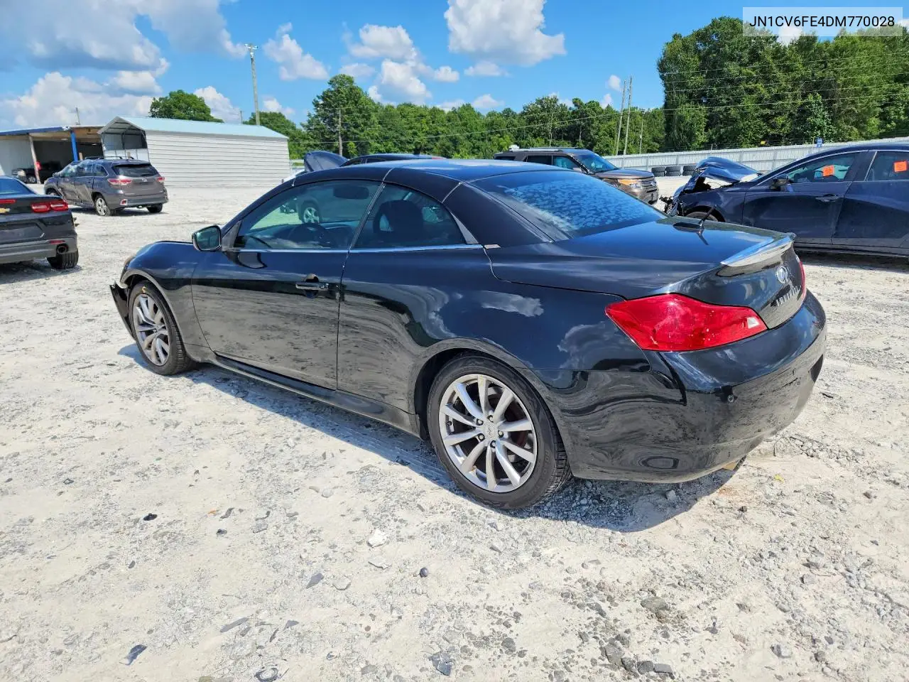 2013 Infiniti G37 Convertible Base VIN: JN1CV6FE4DM770028 Lot: 61282506