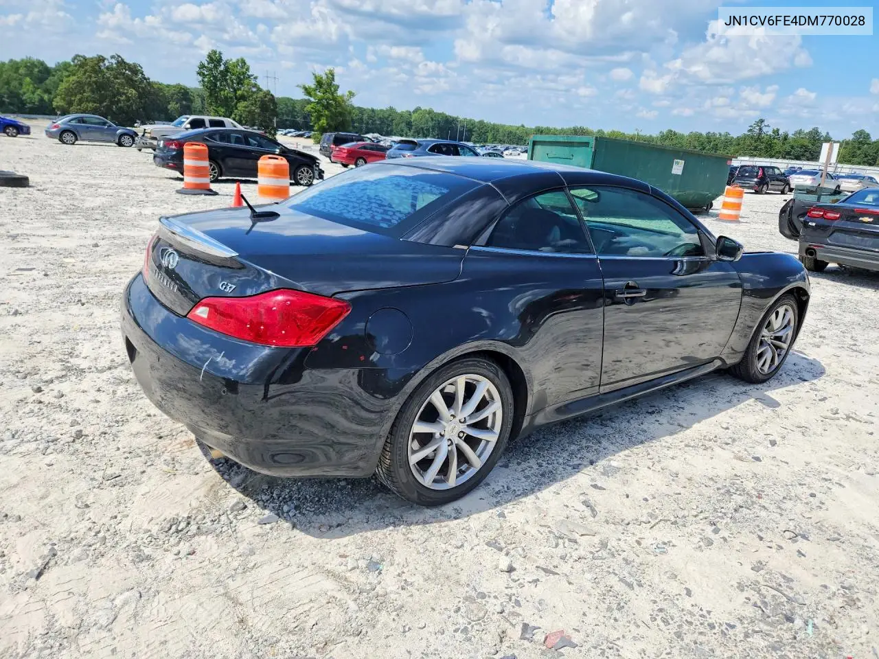 2013 Infiniti G37 Convertible Base VIN: JN1CV6FE4DM770028 Lot: 61282506