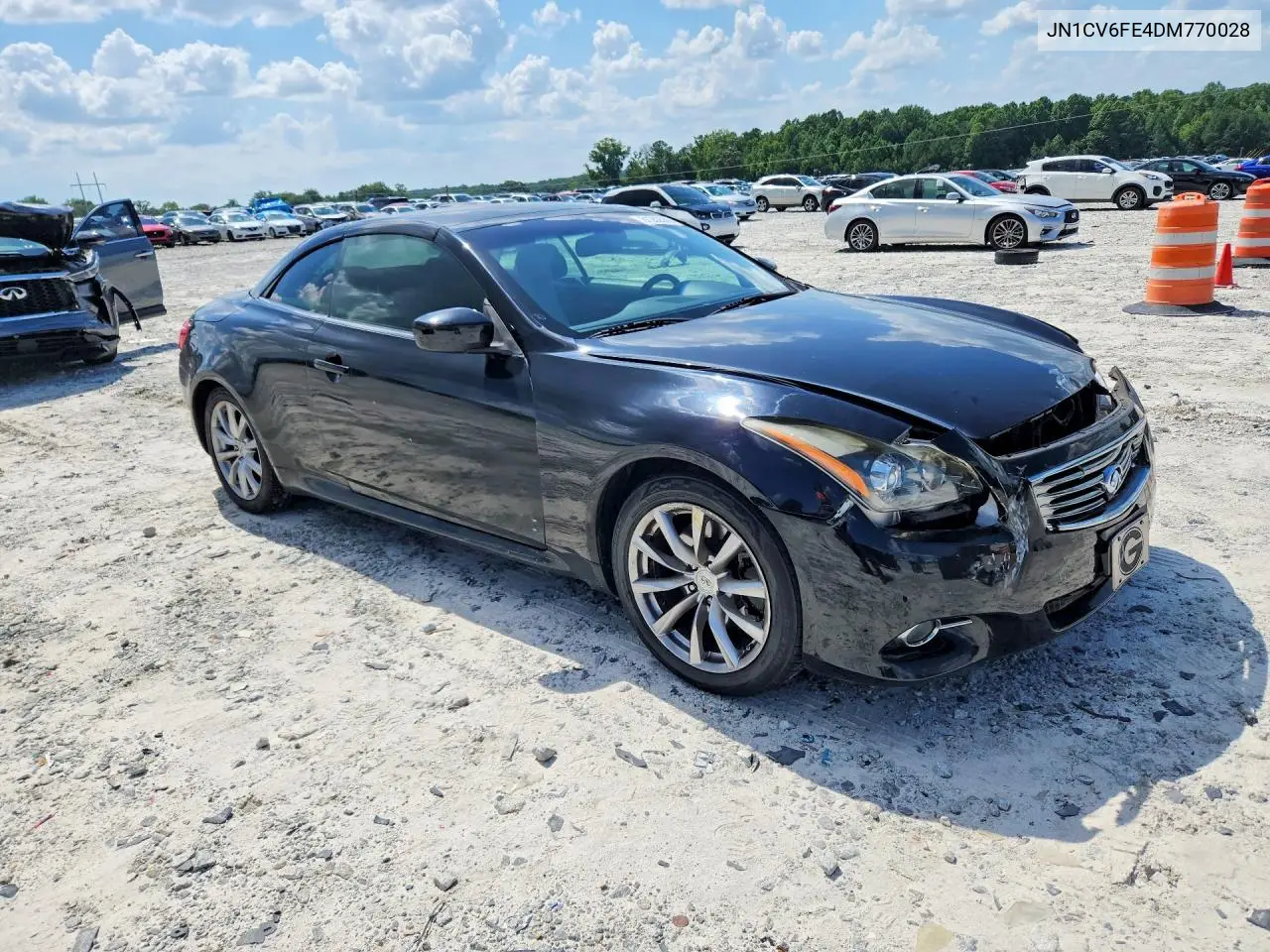 2013 Infiniti G37 Convertible Base VIN: JN1CV6FE4DM770028 Lot: 61282506