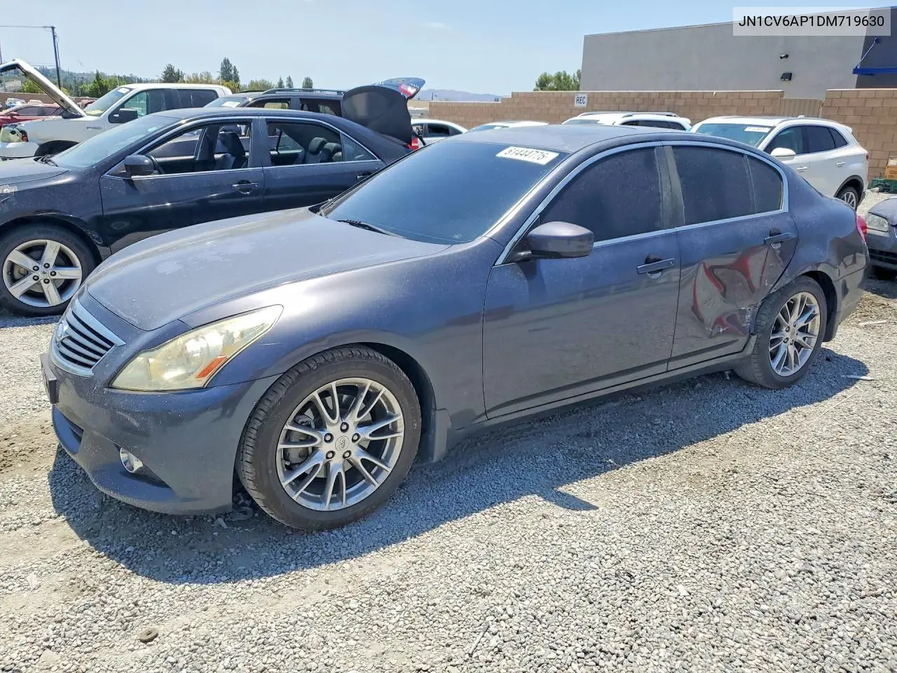 2013 Infiniti G37 Sedan Journey VIN: JN1CV6AP1DM719630 Lot: 61444776