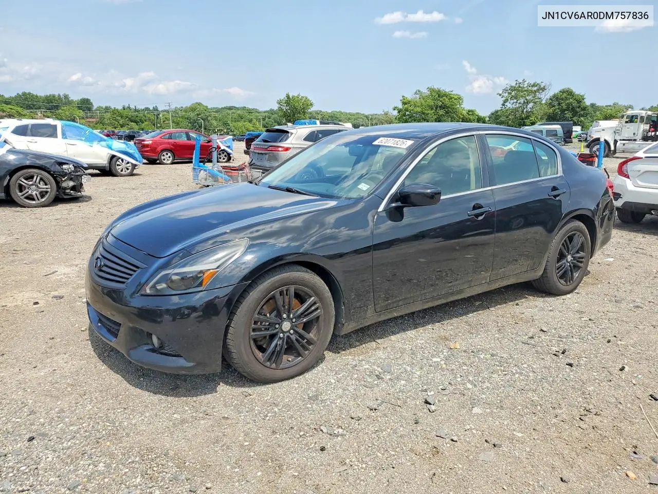 2013 Infiniti G37 Sedan X VIN: JN1CV6AR0DM757836 Lot: 62071826
