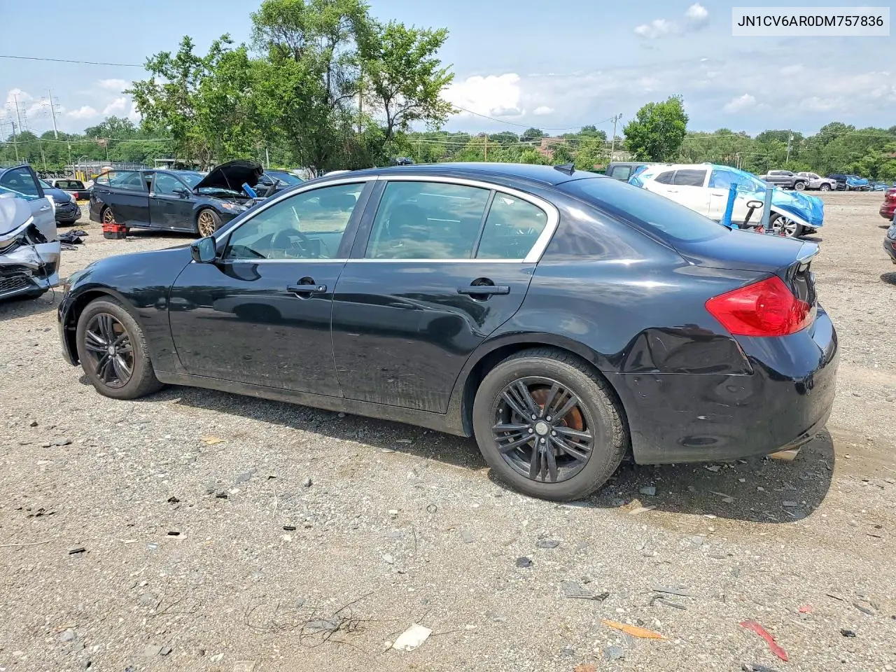 2013 Infiniti G37 Sedan X VIN: JN1CV6AR0DM757836 Lot: 62071826