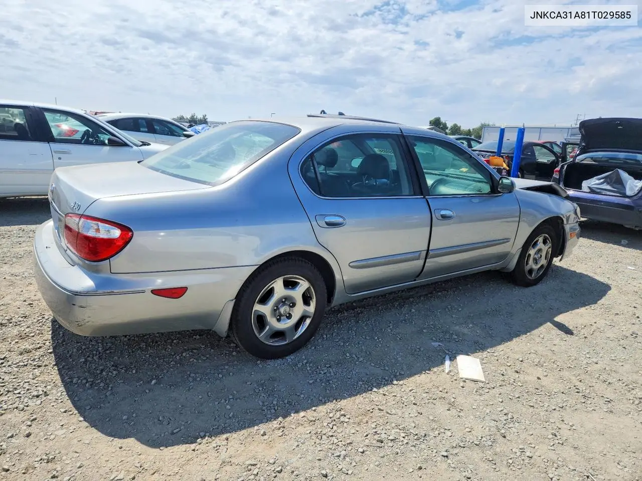 2001 Infiniti I30 Base VIN: JNKCA31A81T029585 Lot: 57899856