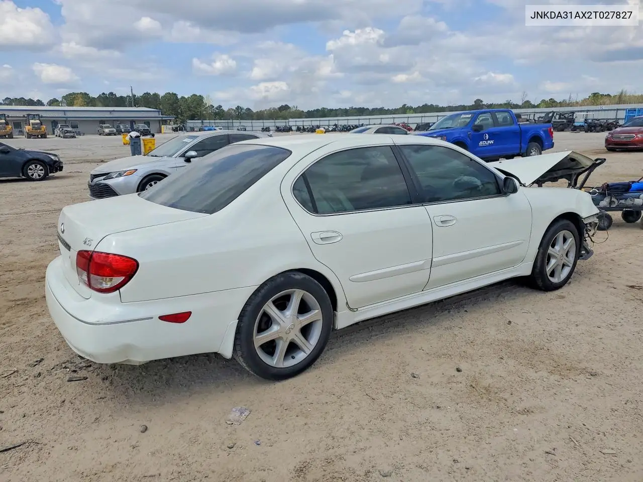 2002 Infiniti I35 Base VIN: JNKDA31AX2T027827 Lot: 47634826