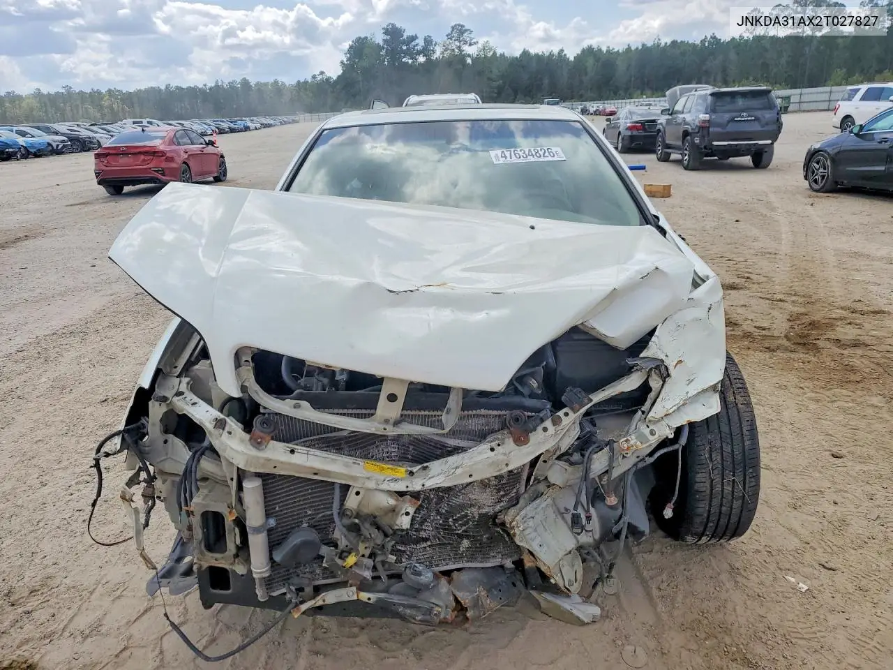 2002 Infiniti I35 Base VIN: JNKDA31AX2T027827 Lot: 47634826