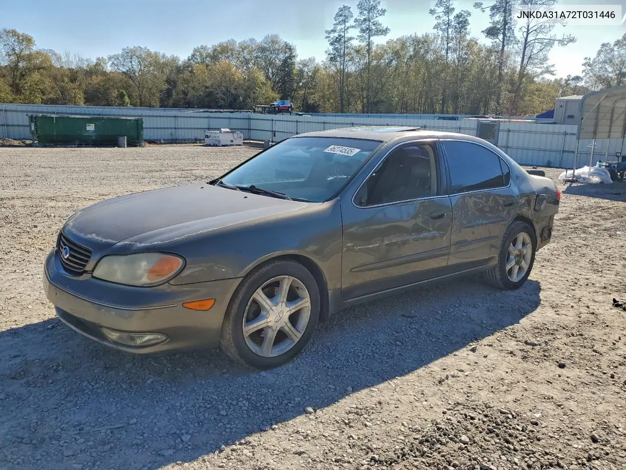 2002 Infiniti I35 VIN: JNKDA31A72T031446 Lot: 96274535
