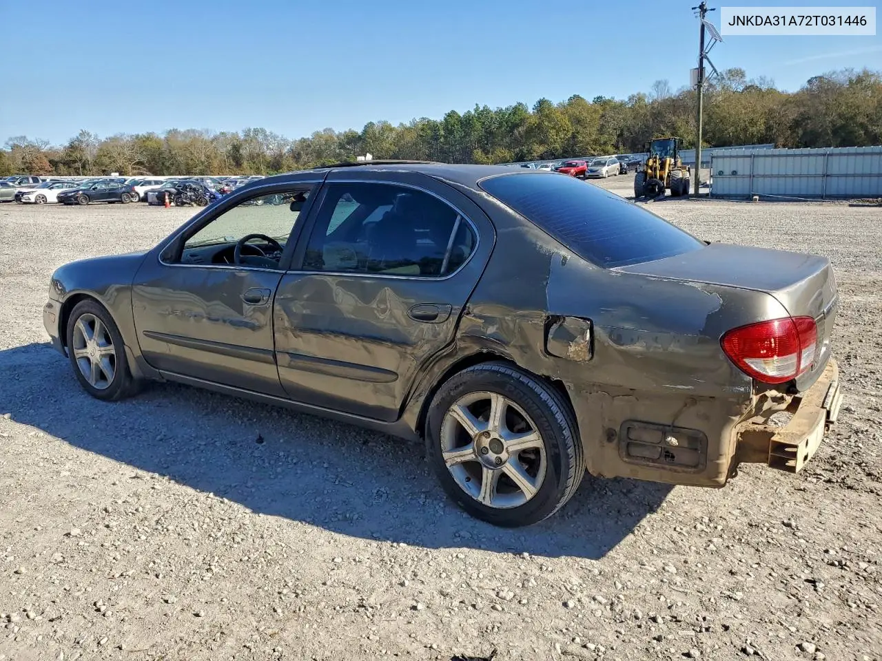 2002 Infiniti I35 VIN: JNKDA31A72T031446 Lot: 96274535