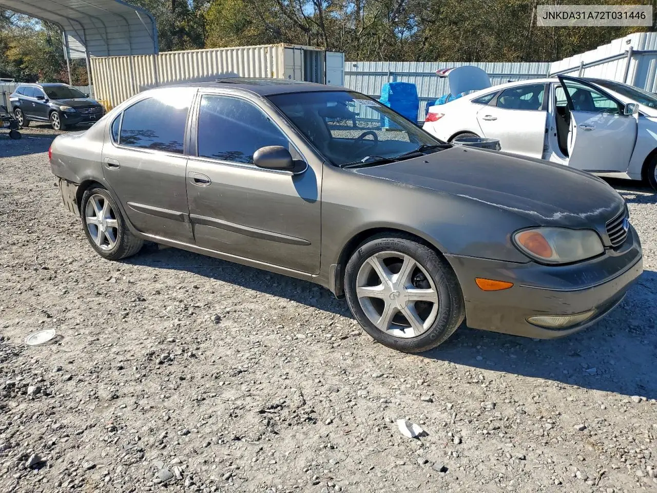 2002 Infiniti I35 VIN: JNKDA31A72T031446 Lot: 96274535