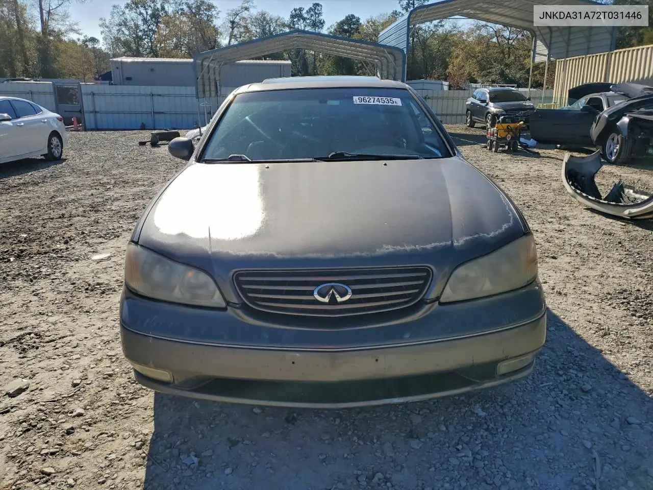 2002 Infiniti I35 VIN: JNKDA31A72T031446 Lot: 96274535