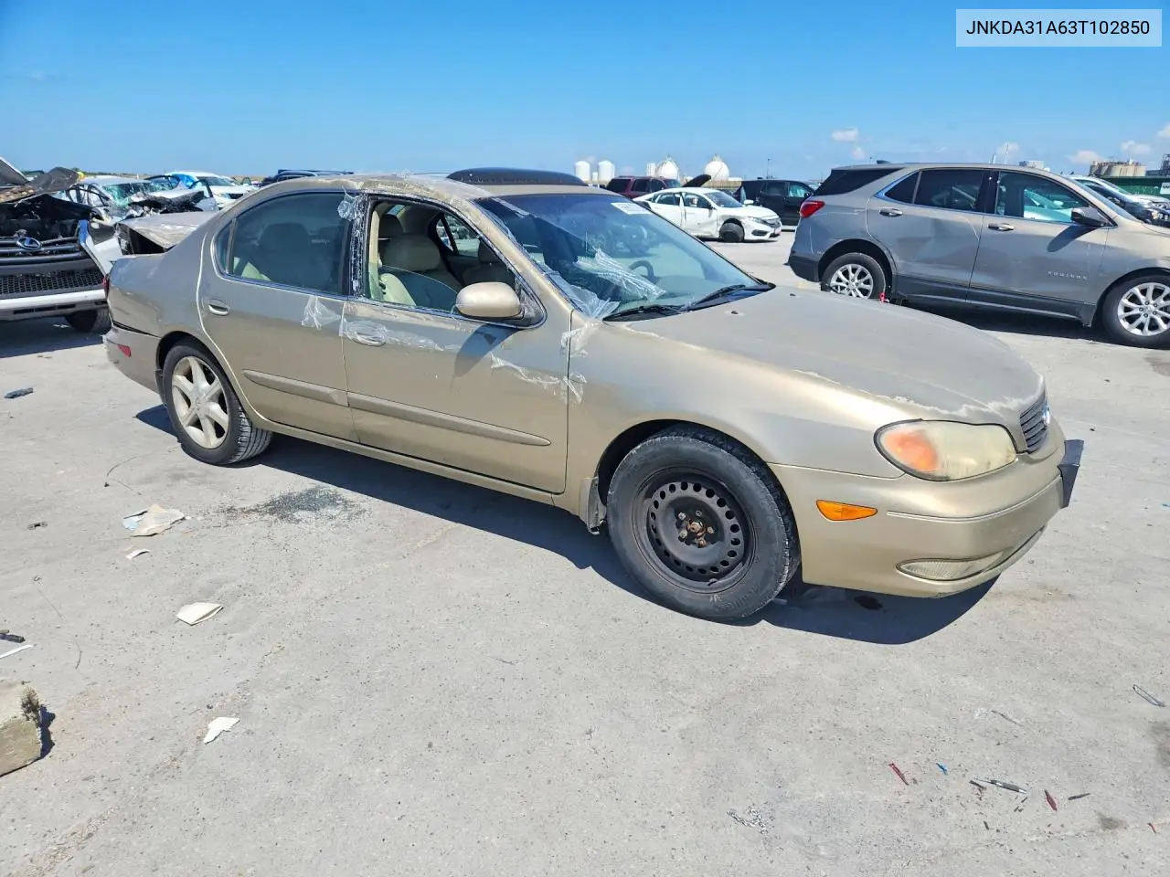 2003 Infiniti I35 Base VIN: JNKDA31A63T102850 Lot: 56603786