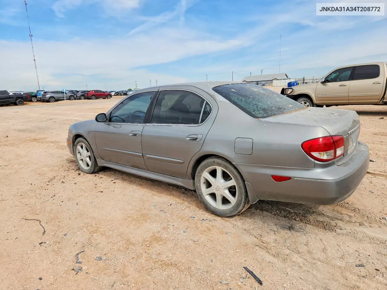 2004 Infiniti I35 Base VIN: JNKDA31A34T208772 Lot: 55201066